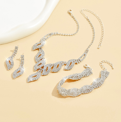 Bridal Necklace & Earrings Set