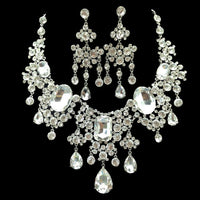 Crystal Bridal Necklace Set