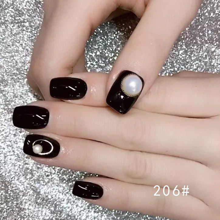 Glue-On Bridal Finished Nail Art Set