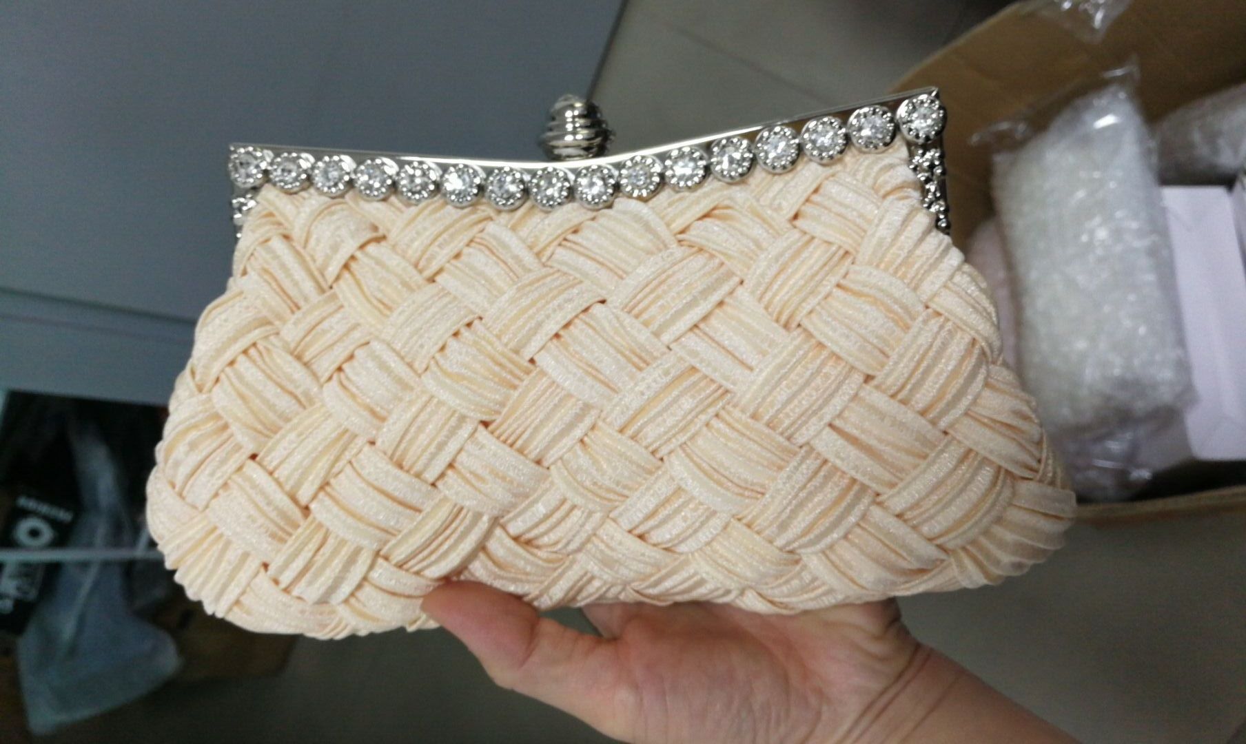 Diamond Bridal Clutch Bag for Women
