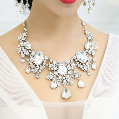 Crystal Bridal Necklace Set