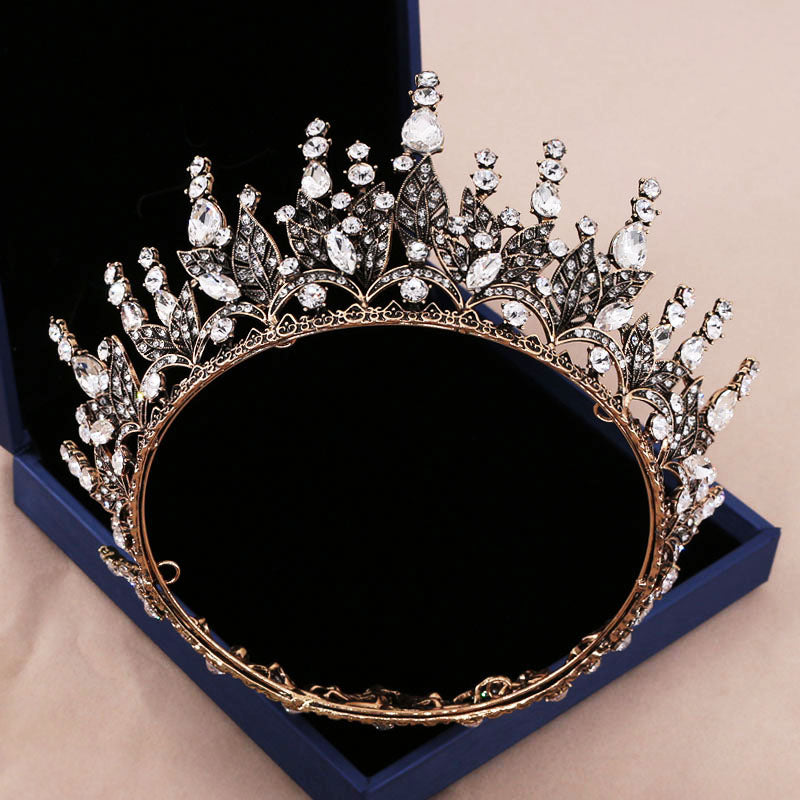 Vintage European Style Bridal Crown Hair Accessory