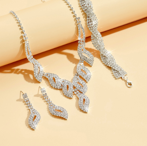 Bridal Necklace & Earrings Set