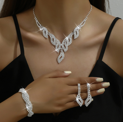 Bridal Necklace & Earrings Set
